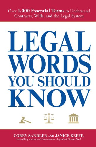 Algopix Similar Product 18 - Legal Words You Should Know Over 1000