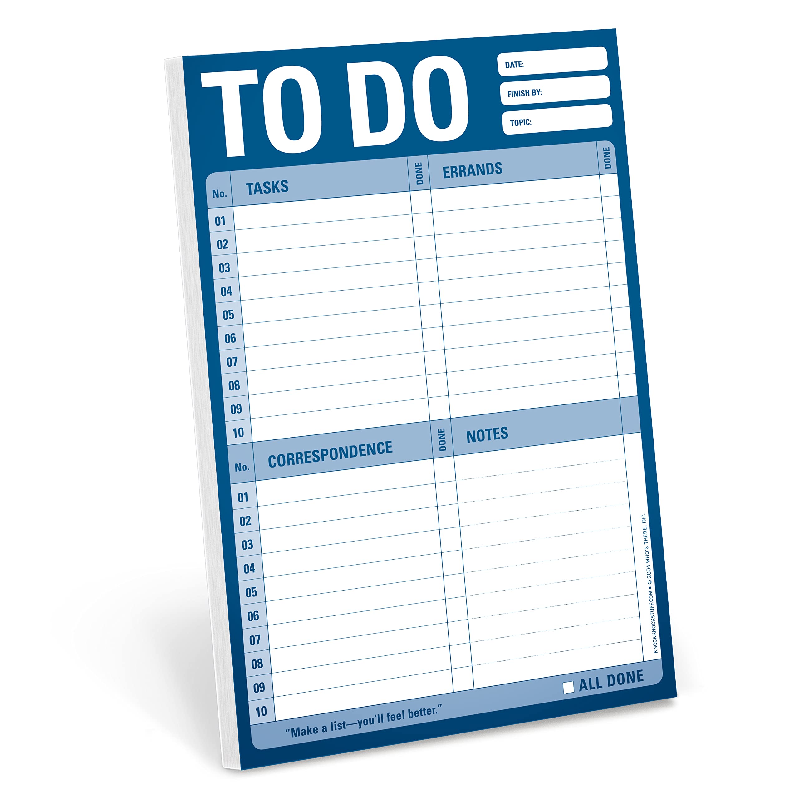 Algopix Similar Product 15 - 1Count Knock Knock To Do Pad To Do