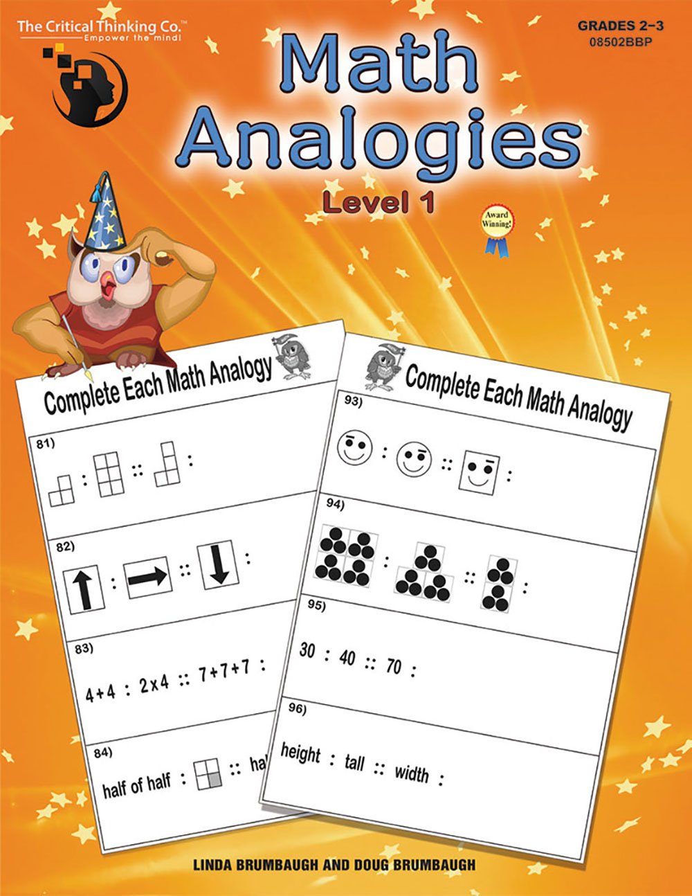 Algopix Similar Product 6 - Math Analogies Book 1