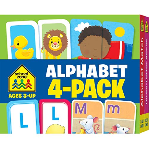 Algopix Similar Product 5 - School Zone  Alphabet 4Pack Flash