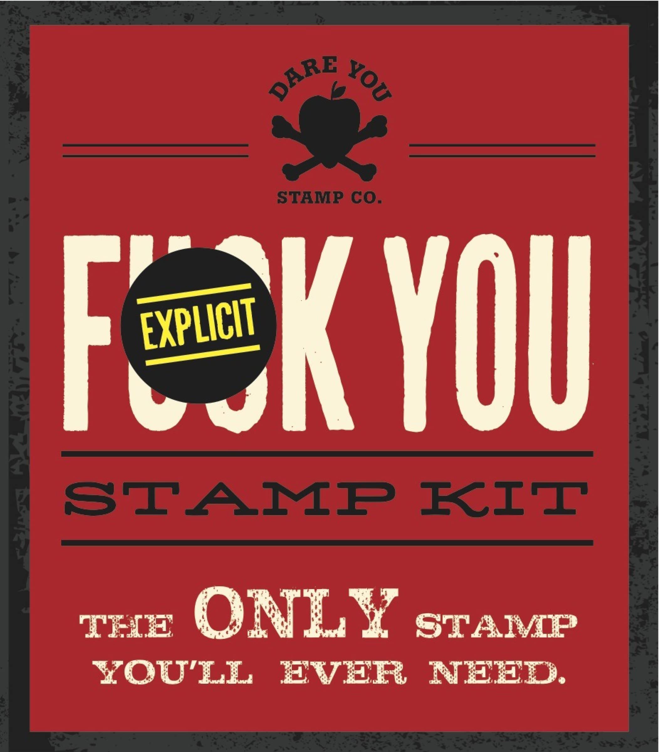 Algopix Similar Product 17 - Fuck You Stamp Kit The Only Stamp