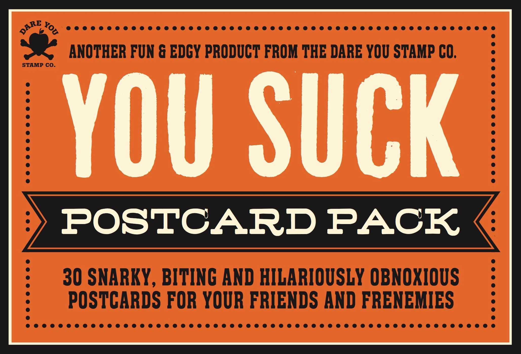 Algopix Similar Product 17 - The You Suck Postcard Pack 30 Snarky