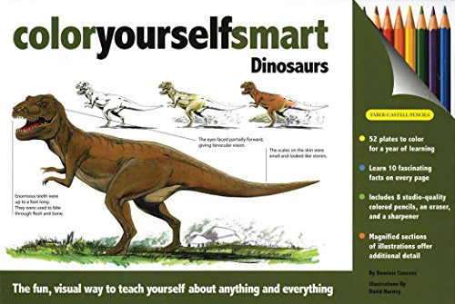 Algopix Similar Product 20 - Color Yourself Smart: Dinosaurs