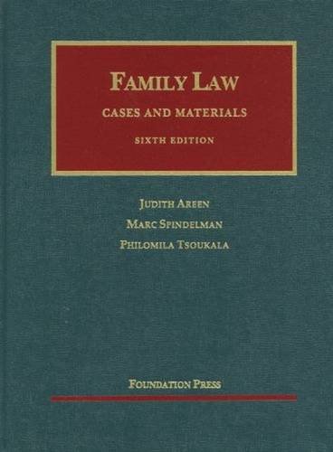 Algopix Similar Product 17 - Family Law Cases and Materials 6th