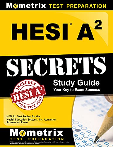 Algopix Similar Product 8 - HESI A2 Secrets Study Guide HESI A2
