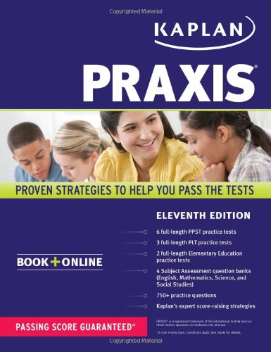 Algopix Similar Product 17 - PRAXIS: Book + Online (Kaplan Test Prep)