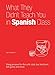 Algopix Similar Product 20 - What They Didnt Teach You in Spanish