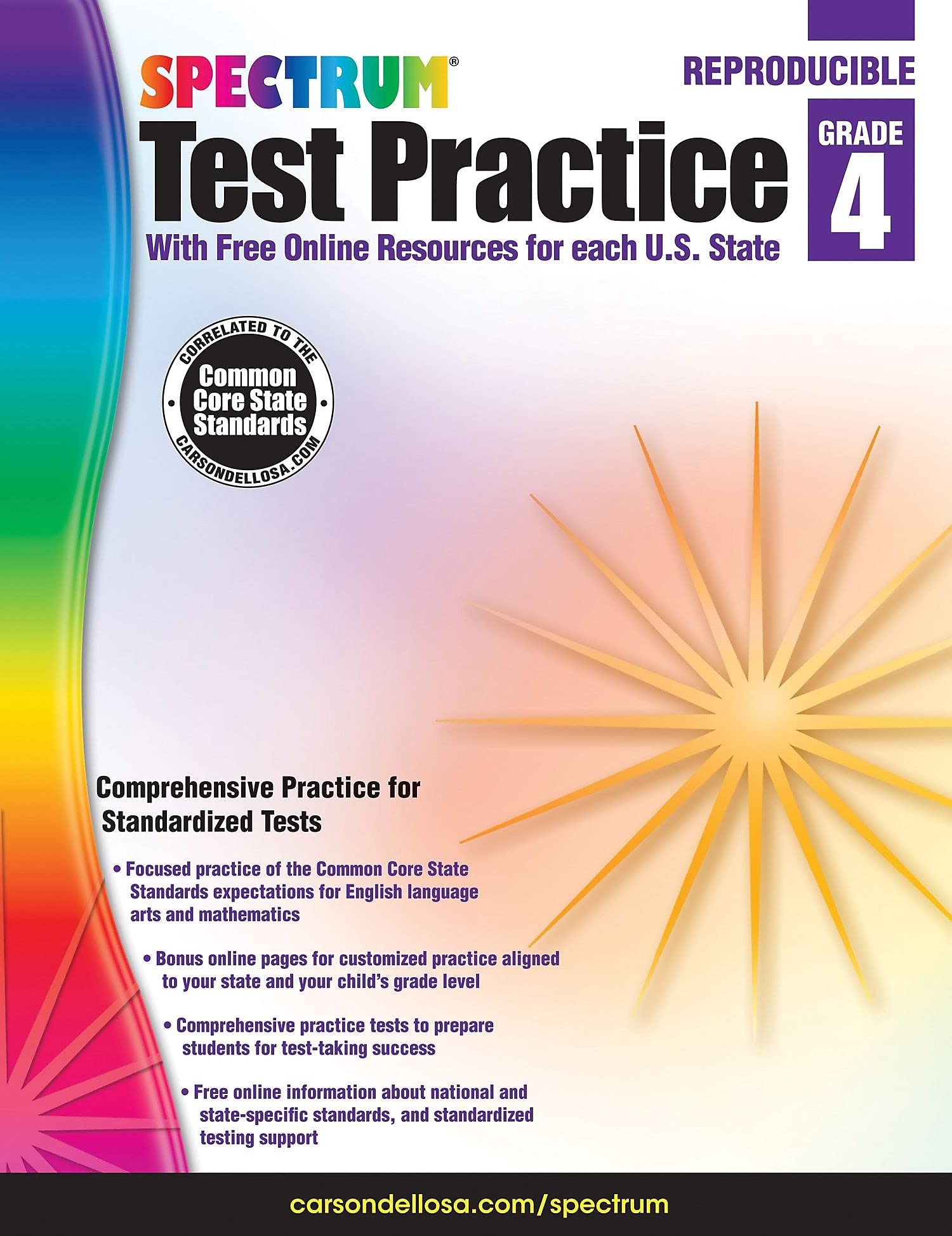 Algopix Similar Product 17 - Carson Dellosa Spectrum 4th Grade Test