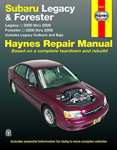 Algopix Similar Product 9 - Subaru Legacy 2000 thru 2009  Forester