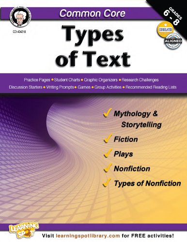 Algopix Similar Product 5 - Common Core: Types of Text