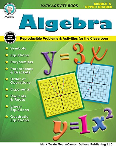 Algopix Similar Product 10 - Mark Twain  Algebra Grades 5  12