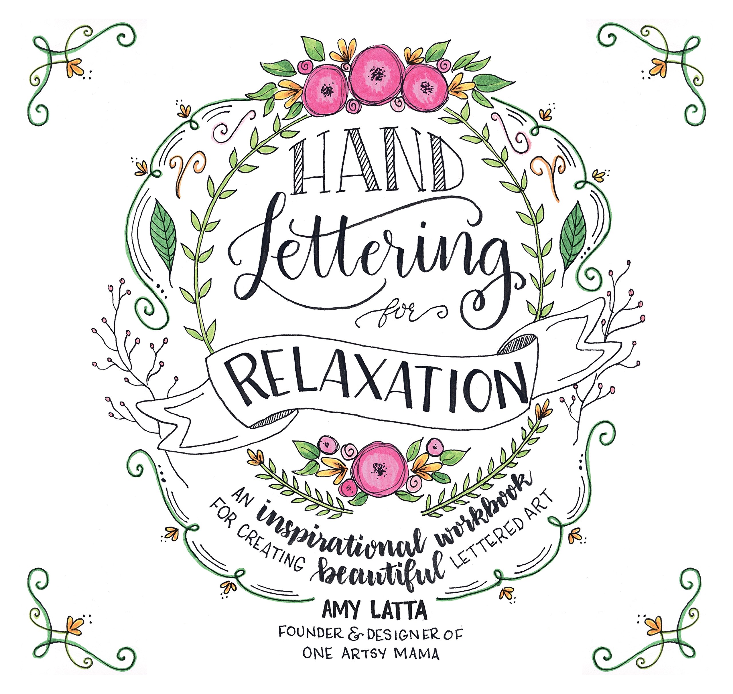 Algopix Similar Product 19 - Hand Lettering for Relaxation An