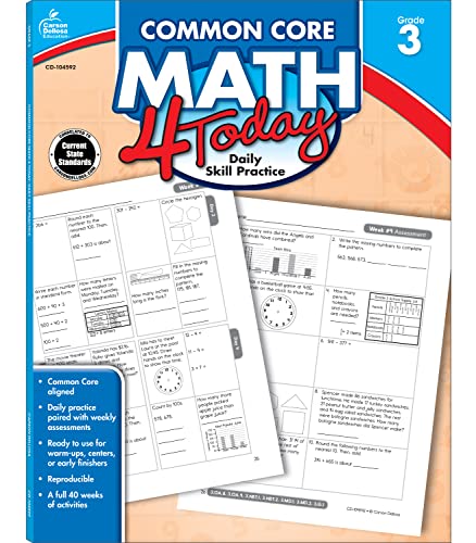 Algopix Similar Product 2 - Carson Dellosa Common Core Math 4 Today