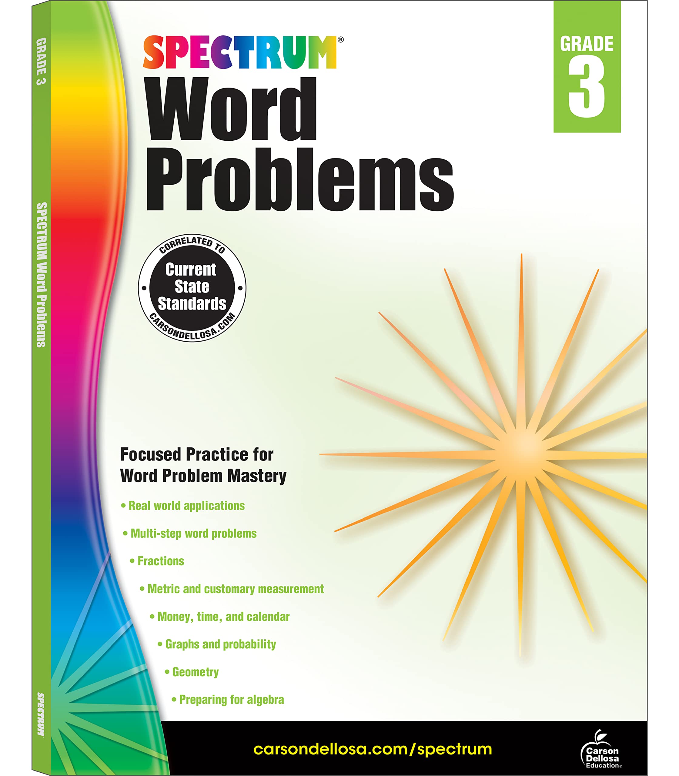 Algopix Similar Product 14 - Spectrum Word Problems 3rd Grade Math
