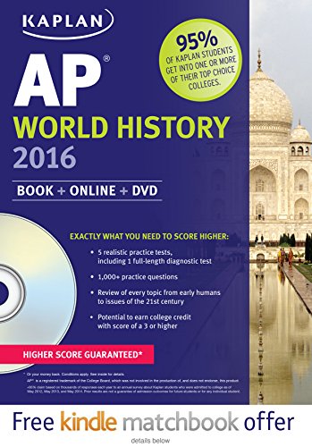 Algopix Similar Product 2 - Kaplan AP World History 2016 Book 