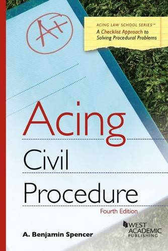 Algopix Similar Product 15 - Acing Civil Procedure (Acing Series)