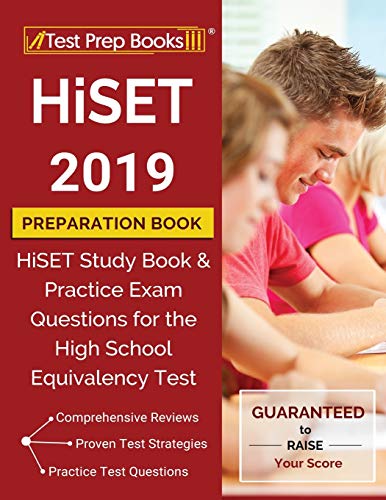 Algopix Similar Product 3 - HiSET 2019 Preparation Book HiSET
