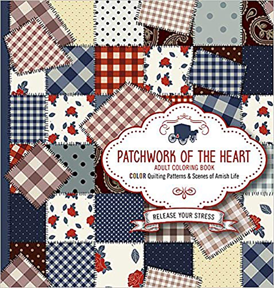 Algopix Similar Product 11 - Patchwork of the Heart Adult Coloring