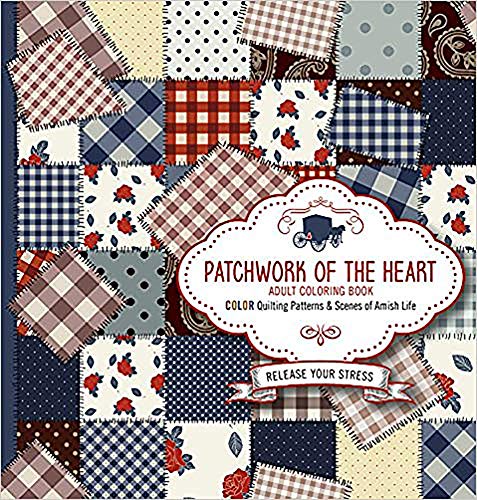 Algopix Similar Product 11 - Patchwork of the Heart  Adult Coloring