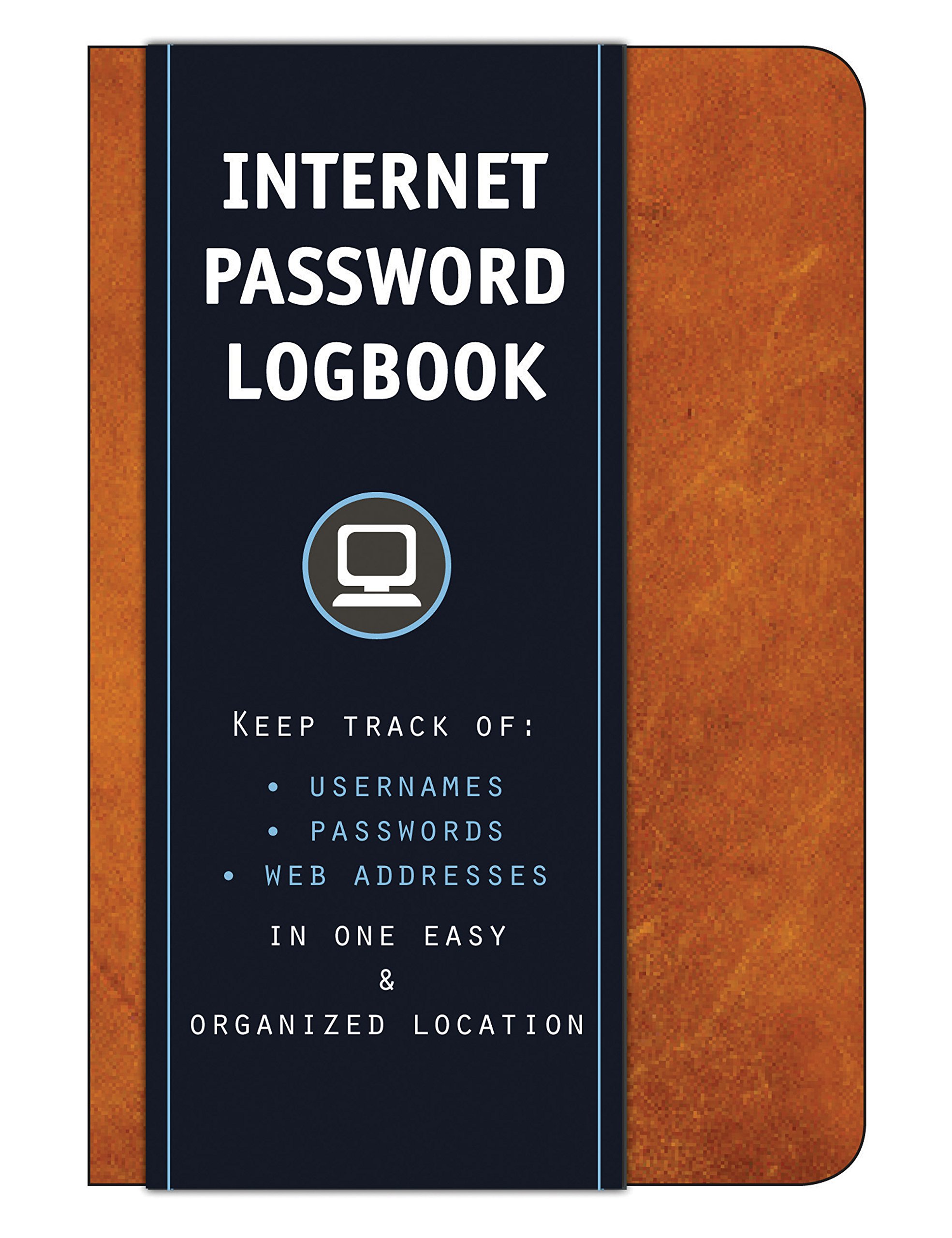 Algopix Similar Product 9 - Internet Password Logbook Cognac