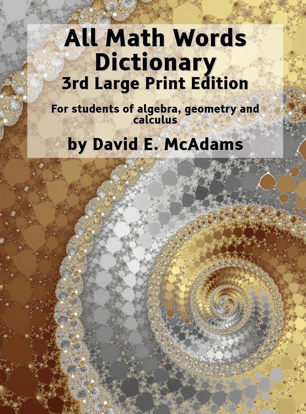 Algopix Similar Product 2 - All Math Words Dictionary For students