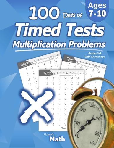 Algopix Similar Product 9 - Humble Math 100 Days of Timed Tests