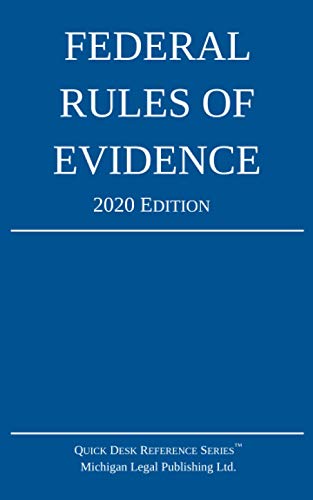 Algopix Similar Product 3 - Federal Rules of Evidence 2020