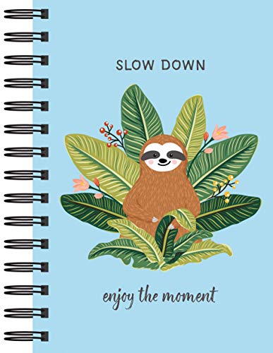 Algopix Similar Product 4 - Sloth Journal Slow Down Enjoy the
