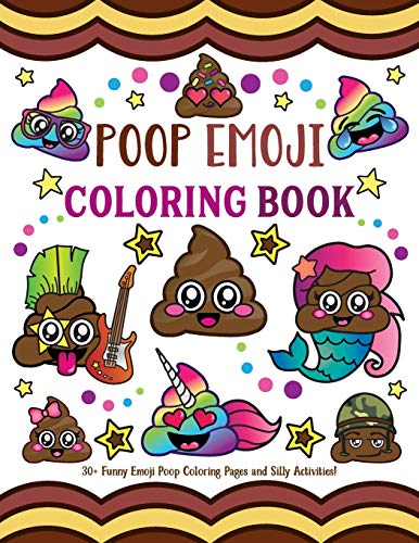 Algopix Similar Product 2 - Poop Emoji Coloring Book 30  Funny