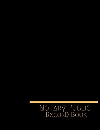 Algopix Similar Product 20 - Notary Public Record Book Official