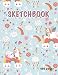 Algopix Similar Product 10 - Unicorn Sketchbook 200 pages Cute
