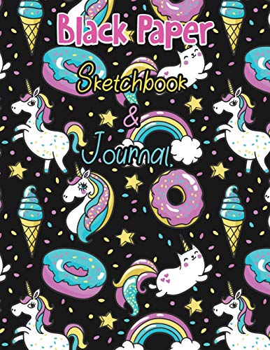 Algopix Similar Product 18 - BLACK PAPER SketchBook  Journal A