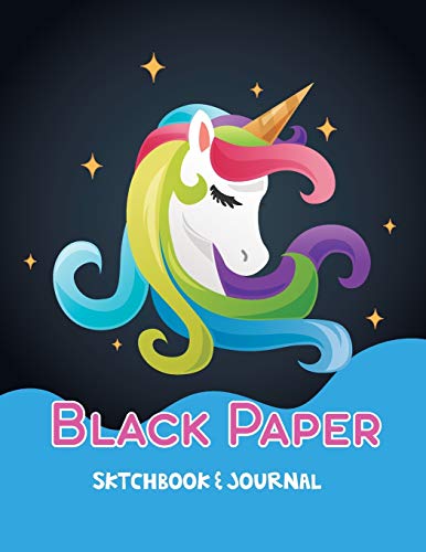 Algopix Similar Product 19 - BLACK PAPER SketchBook Journal A