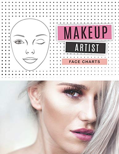 Algopix Similar Product 19 - Makeup Artist Face Charts blank makeup