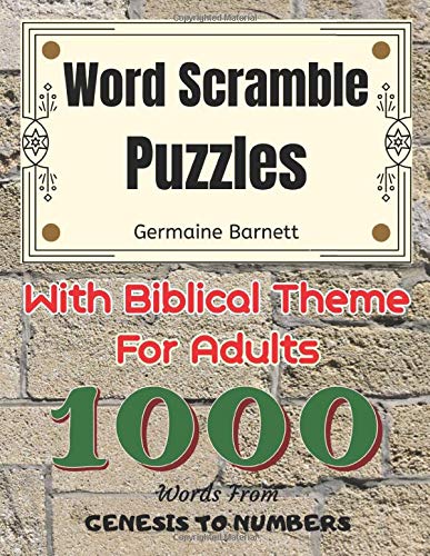 Algopix Similar Product 4 - Word Scramble Puzzles With Biblical