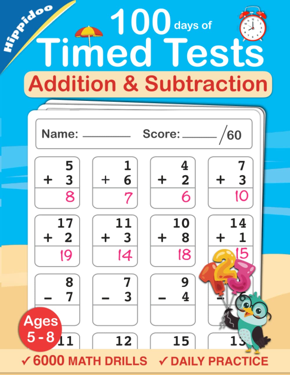 Algopix Similar Product 18 - Timed Tests Addition and Subtraction