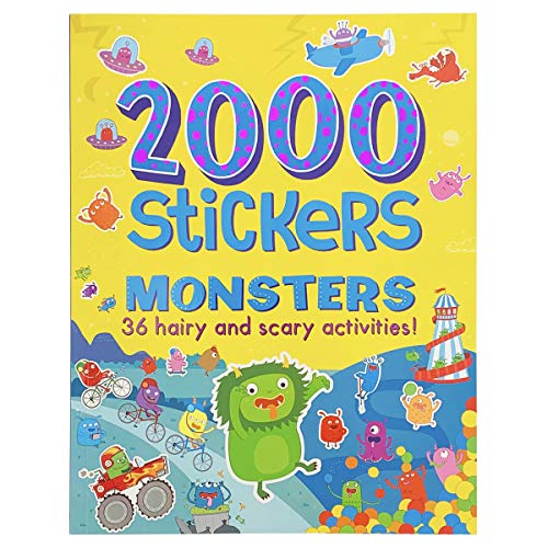 Algopix Similar Product 16 - 2000 Stickers Monsters Activity Book