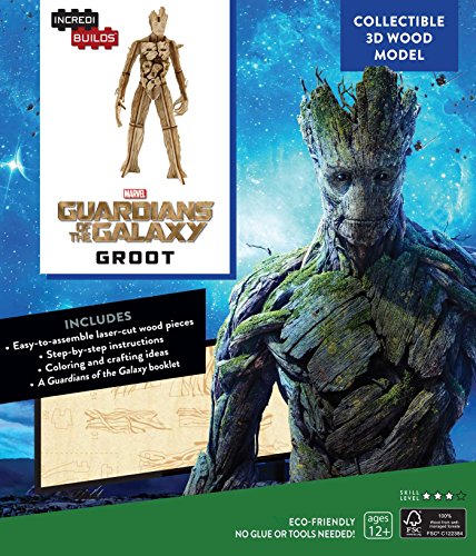 Algopix Similar Product 1 - IncrediBuilds Marvel Groot Guardians