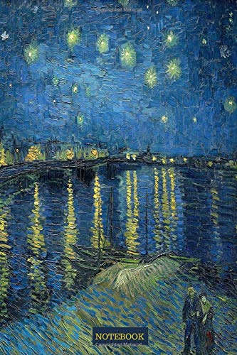 Algopix Similar Product 8 - Van Gogh Notebook Starry Night Over