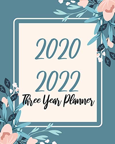 Algopix Similar Product 16 - 20202022 Three Year Planner Blue