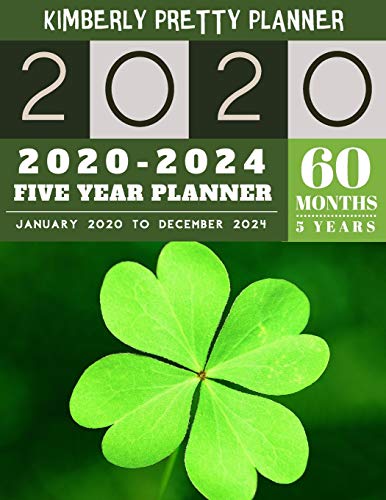 Algopix Similar Product 17 - 5 year planner 20202024 Lucky Clover