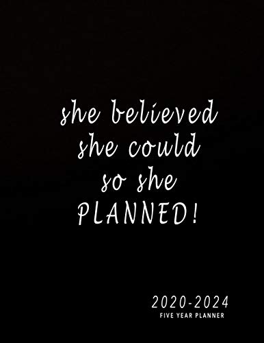 Algopix Similar Product 14 - 20202024 Five Year Planner 20202024