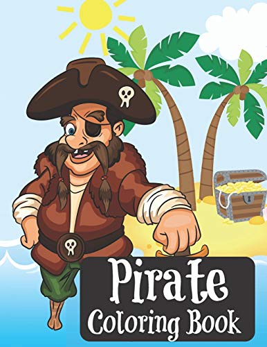 Algopix Similar Product 15 - Pirate Coloring Book Coloring Book for