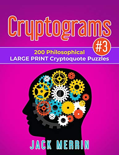 Algopix Similar Product 15 - Cryptograms 3 200 Philosophical LARGE