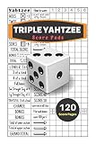 Algopix Similar Product 17 - Triple yahtzee score pads V5 Yahtzee