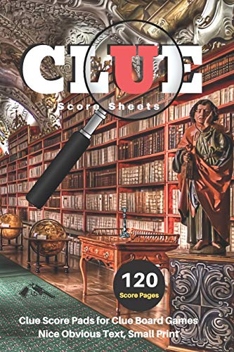 Algopix Similar Product 8 - Clue Score Sheets V6 Clue Score Pads