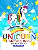 Algopix Similar Product 6 - unicorn coloring book for kids ages