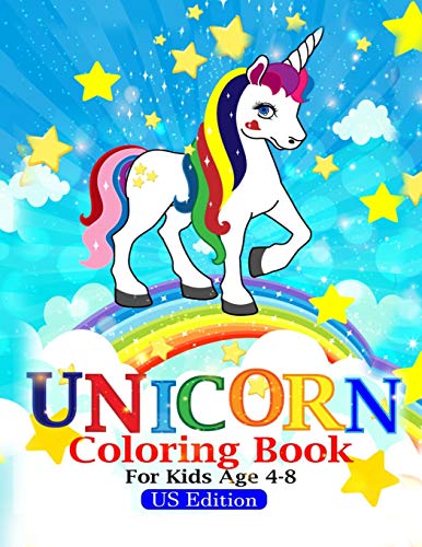 Algopix Similar Product 8 - unicorn coloring book for kids ages