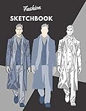 Algopix Similar Product 14 - Fashion SketchBook 100 Large Male