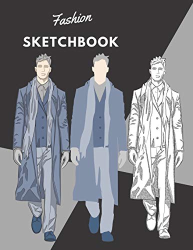 Algopix Similar Product 9 - Fashion SketchBook 100 Large Male